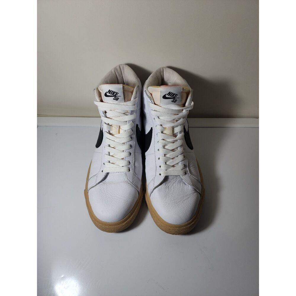 Nike SB Skateboard Zoom Blazer Mid ISO Orange Label Men's Size 9 - Picture 5 of 6